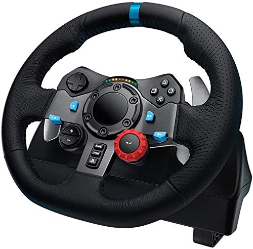 Racing Wheel,Volante para juegos de ordenador Carreras de simulación de conducción del volante, PS3 PS4 Juego de PC del volante, 900 ° de rotación es la misma dirección como el coche de rotación de la