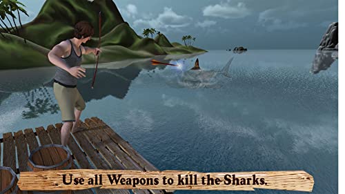 Raft Survival Island Subacuático Shark Attack