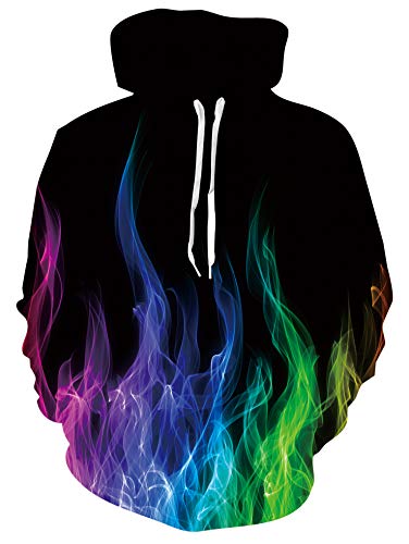 RAISEVERN Youth Mens Snowflake 3D Print Red Xmas Christmas Pullover Hoody with Fake Tie Muscel Wand Pattern Teenager Boys Manga Larga Otoño Invierno Ropa Trajes