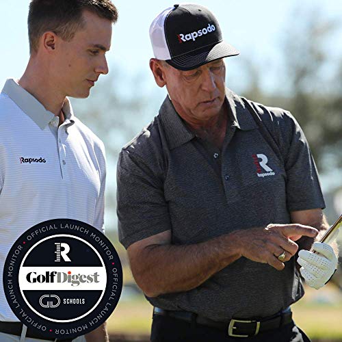 Rapsodo Monitor de lanzamiento móvil para uso en interiores y exteriores con visión satélite GPS y precisión de nivel profesional, iPhone y iPad solamente