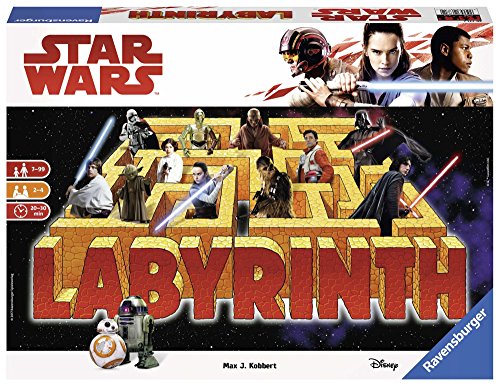 Ravensburger Laberinto de Star Wars - El último Jedi - El Juego de Laberinto en Movimiento
