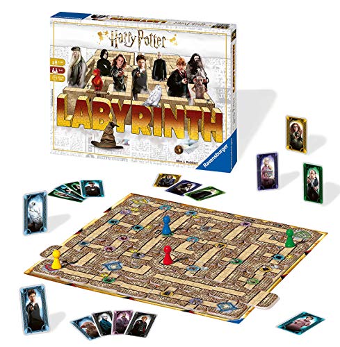 Ravensburger - Laberinto Mágico de Harry Potter, Juego de mesa, Edad recomendada 7+, 2-4 jugadores