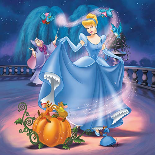 Ravensburger - Puzzle Disney Princess 3x49 Piezas, Edad Recomendada 5+ años - Dimensiones: 21 x 21 cm