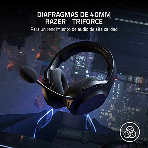 Razer Barracuda X: Auriculares inalámbricos para Juegos y móviles multiplataforma (PC, Playstation, Nintendo Switch y Android), Negro