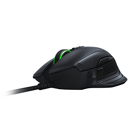 Razer Basilisk, Ratón con Cable para Juegos FPS, con Sensor Óptico de 16000 DPI, 5G, Interruptor DPI Extraíble y Rueda de Desplazamiento Personalizable, USB, Negro