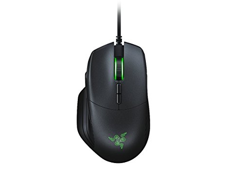 Razer Basilisk, Ratón con Cable para Juegos FPS, con Sensor Óptico de 16000 DPI, 5G, Interruptor DPI Extraíble y Rueda de Desplazamiento Personalizable, USB, Negro