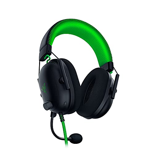 Razer BlackShark V2 con tarjeta de sonido USB (edición especial) - Auriculares para juegos deportivos (auriculares con cable con controladores de 50 mm para PC, Mac, PS4, Xbox One y Switch) Negro