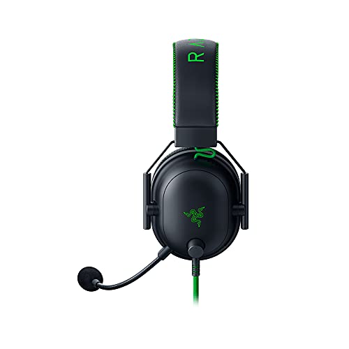 Razer BlackShark V2 con tarjeta de sonido USB (edición especial) - Auriculares para juegos deportivos (auriculares con cable con controladores de 50 mm para PC, Mac, PS4, Xbox One y Switch) Negro