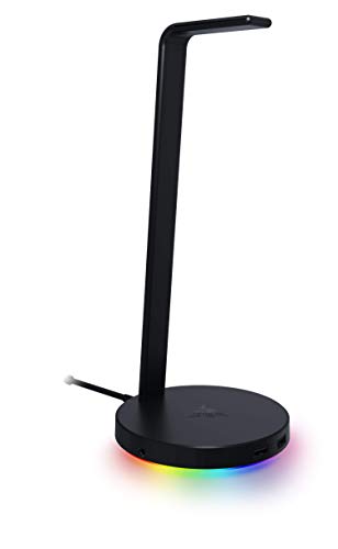 Razer BlackShark V2 Pro Paquete que consta de auriculares inalámbricos para juegos de deportes electrónicos y Base Station V2 Chroma soporte para auriculares con concentrador USB e iluminación RGB