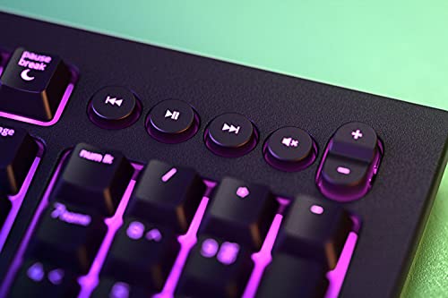 Razer Cynosa V2 - Teclado para Gaming (Teclado con Teclas de suspensión Suave, Teclas Multimedia, gestión de Cables, Totalmente programable, iluminación RGB cromada)