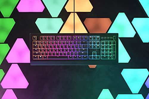 Razer Cynosa V2 - Teclado para Gaming (Teclado con Teclas de suspensión Suave, Teclas Multimedia, gestión de Cables, Totalmente programable, iluminación RGB cromada)