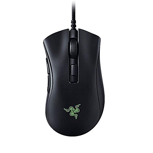 Razer DeathAdder V2 MiniRatón Ergonómico para Juegos, Ratón Gaming con Cinta Antideslizante, Ligero, Cable Speedflex, Sensor Óptico con 8500 dpi, Memoria Integrada, Iluminación Cromática RGB, Negro