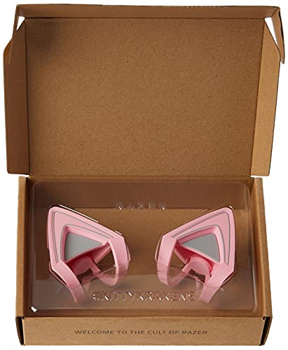 Razer - Kitty Ears para auriculares Kraken, compatible con los modelos 2019, TE y X, diseño individual, color quartz rosa