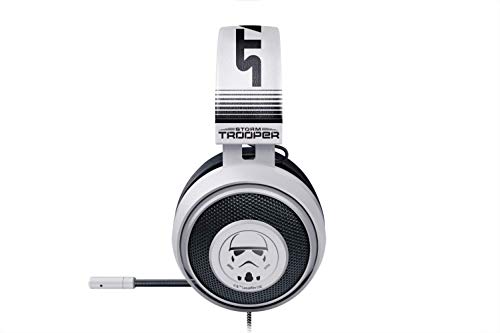 Razer Kraken Stormtrooper Edition Auriculares Gaming Compatible con Multi-Plataforma, con almohadillas de gel (ovaladas rellenas de gel frío), Plateado