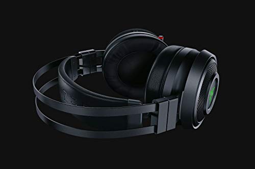 Razer Nari Auriculares Inalámbricos para juegos con THX Spatial Audio, Almohadillas con Gel de enfriamiento, micrófono con balance de juego/chat, Color Negro