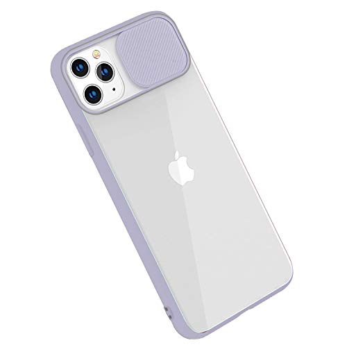 Rdyi6ba8 Funda Compatible con iPhone 11 Pro, Carcasa Trasera Mate PC y Silicona TPU Bordes Resistente a Impactos [Protección de la cámara] Caso para iPhone 11 Pro, Púrpura