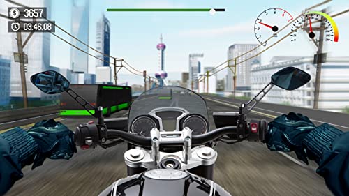 Real City Traffic Rider Bike Simulator Free Game