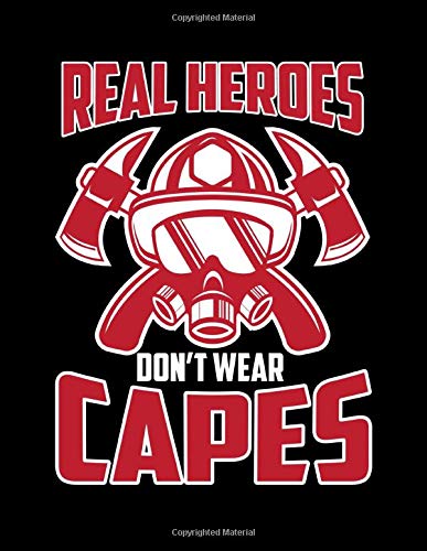 Real Heroes Don't Wear Capes: Cute Real Heroes Don't Wear Capes Firefighter 2020-2024 Five Year Planner & Gratitude Journal - 5 Years Monthly Calendar ... Reflection With Stoic Stoicism Quotes