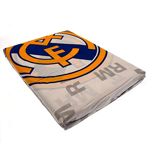 Real Madrid F.C. Juego de funda de edredón individual BW