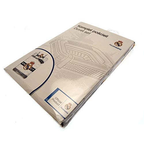 Real Madrid F.C. Juego de funda de edredón individual BW