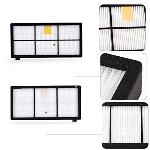 Rebirthcare Kit de Accesorios para iRobot Roomba Serie 800 805 850 860 865 866 870 871 880 886 890 891 895 896 900 960 965 966 980