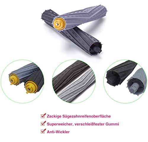 Rebirthcare Kit de Accesorios para iRobot Roomba Serie 800 805 850 860 865 866 870 871 880 886 890 891 895 896 900 960 965 966 980