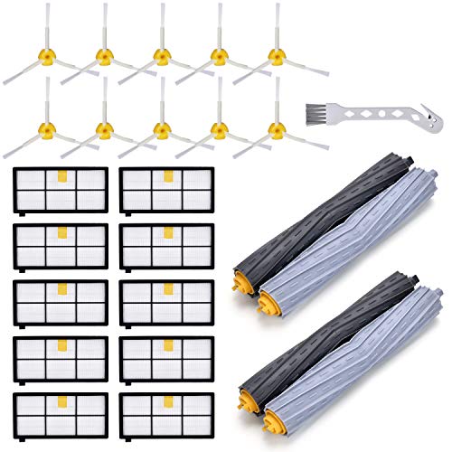 Rebirthcare Kit de Accesorios para iRobot Roomba Serie 800 805 850 860 865 866 870 871 880 886 890 891 895 896 900 960 965 966 980