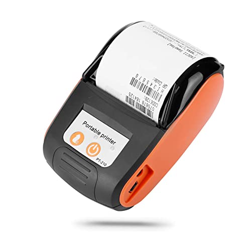 Recibos Térmicos Inalámbricos, Impresora Impresora Térmica de Tickets, 58 mm, mini impresora térmica portátil Bluetooth con impresión a alta velocidad, Impresora POS Mobile para Android, iOS y Windows