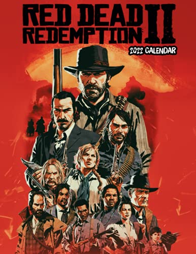 Red Dead Redemption 2 2022 Calendar: OFFICIAL game calendar. This incredible cute calendar january 2022 to december 2023 with high quality pictures .Gaming calendar 2021-2022. Calendar video games