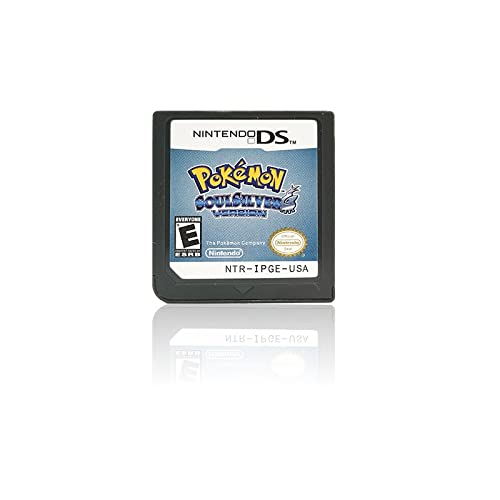 Red plum GAOHEREN Ajuste for Tarjeta de Juego Tarjeta de Memoria Pokemon Blanco y Negro 2 Blanco y Negro Nosotros Versión GHR (Color : SOULSILVER)