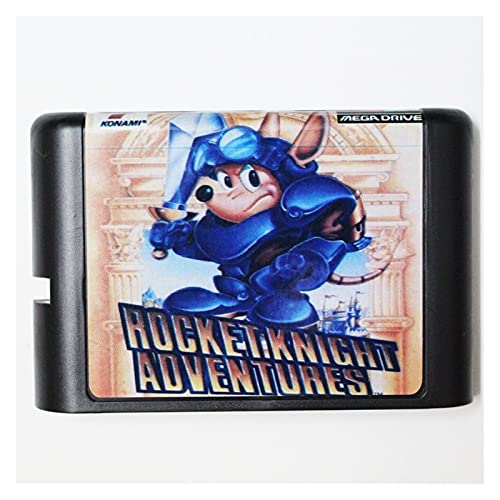 Red plum GAOHEREN Cartucho de Juego de Rocket Knight Adventures Tarjeta de Juego de 16 bits ¡Apto for el Sistema de génesis/Sistema de génesis! GHR (Color : NTSC-U)