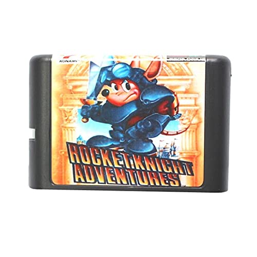 Red plum GAOHEREN Rocket Knight Adventures NTSC-USA 16 Poco Maryland Tarjeta de Juego Apta for Sega Mega Drive Fit for Génesis GHR