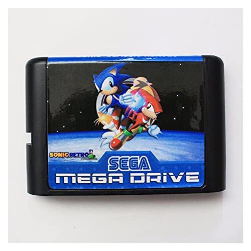 Red plum GAOHEREN Sonic clásico héroes 16 bits Maryland Tarjeta de Juego Apta for Sega Mega Drive for Génesis GHR