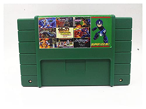 Red plum GAOHEREN Super 100 en 1 Cartucho de Videojuegos con Juegos Castlevania Dracula X IV contra III Final Fight 3 Hagane Mega Man 7 Tetris GHR
