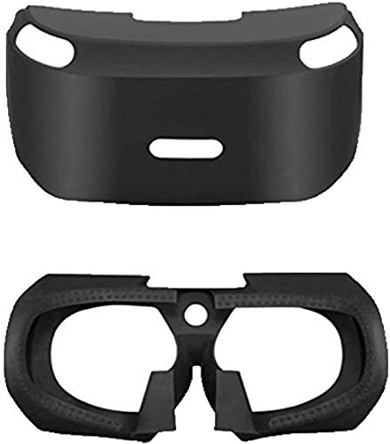 Reemplazo de goma de silicona suave VR auricular antideslizante funda protectora 3D Eye Shield para Playstation 4 PS4 VR PSVR Realidad Virtual gafas controlador