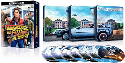 Regreso al Futuro 1-3 (Ed. 35 Aniversario Metálica) (7 Discos) (4K UHD + BD) [Blu-ray]