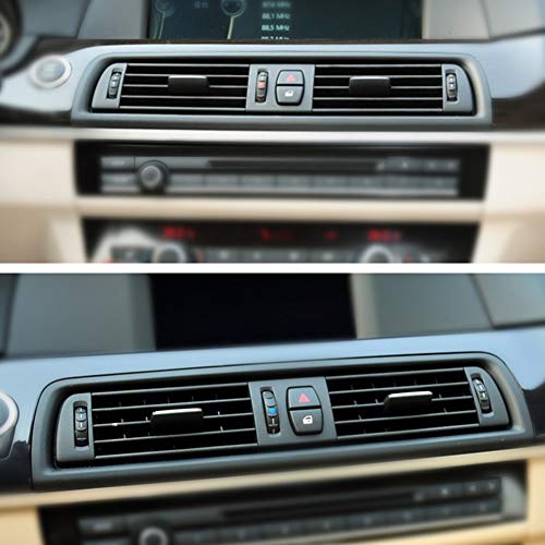 Rejilla de la consola delantera del coche para BMW F10 F11 F18 serie 5, consola central ABS aire ventilación panel piezas de repuesto