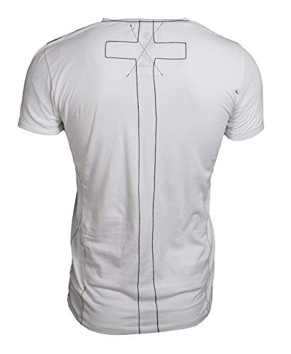 Religion Camiseta para hombre Born Again Blanco XL