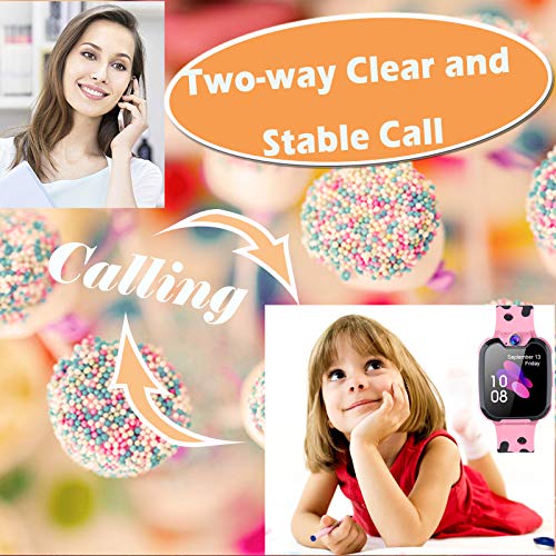 Reloj Inteligente para Niños, Tarjeta SD Incluida ,Smartwatch con Reproductor de MúSica con Sos Llamada Cámara 7 Juegos Y Reproductor de MúSica, Reloj de Pulsera Digital para Niños De 3-12 Años