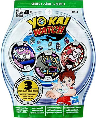 Reloj Yo-Kai, paquete con 3 medallas