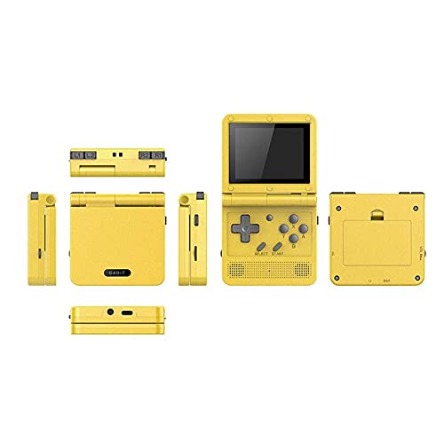RENJIANFENG Consola de juegos portátil Mini Consola de juegos de mano Consola de juegos de 64 bits Clásico Retro GBA Arcade Chopper es adecuado para regalos para adolescentes (amarillo)