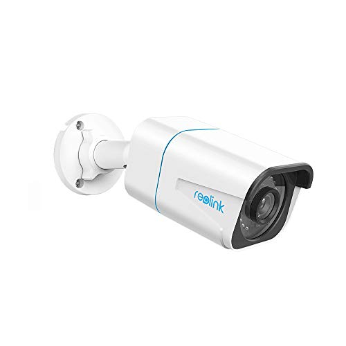 Reolink 4K Cámara Vigilancia Exterior PoE con Detección de Personas/Vehículos, IP66 Impermeable, Alertas Inteligente, 8MP Cámara Bala de Seguridad con Ranura para Tarjeta SD, Lapso de Tiempo RLC-810A