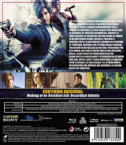 Resident Evil: Oscuridad infinita (Temporada 1) [Blu-ray]