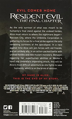 Resident Evil: The Final Chapter (The Official Movie Noveliz: The Final Chapter (the Official Movie Novelization)