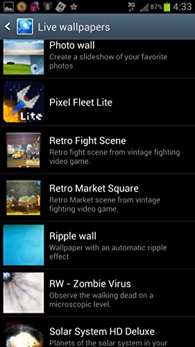 Retro Market Square Live Wallpaper