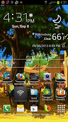 Retro Market Square Live Wallpaper