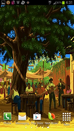 Retro Market Square Live Wallpaper