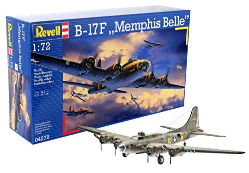 Revell Boeing B-17F Memphis Belle, Kit de Modelo, Escala 1:72 (4279) (04279)