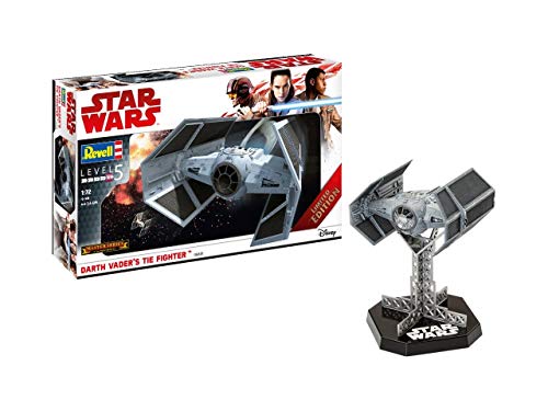 Revell GmbH 06881 Star Wars Darth Vader de la Tie Fighter Modelo Kit, 1: 72 Escala