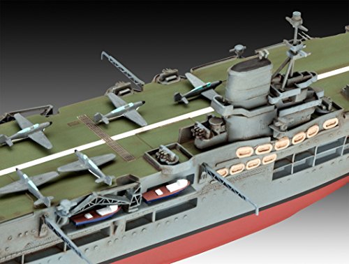 Revell Maqueta de HMS Ark Royal & Tribal Class Destroyer, Kit Modello, Escala 1:720 (5149) (05149), Royal: 34,3 cm 15,9 cm de Largo